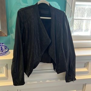 Blank NYC light biker jacket black large